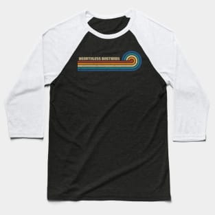 Heartless Bastards  - Retro Sunset Baseball T-Shirt